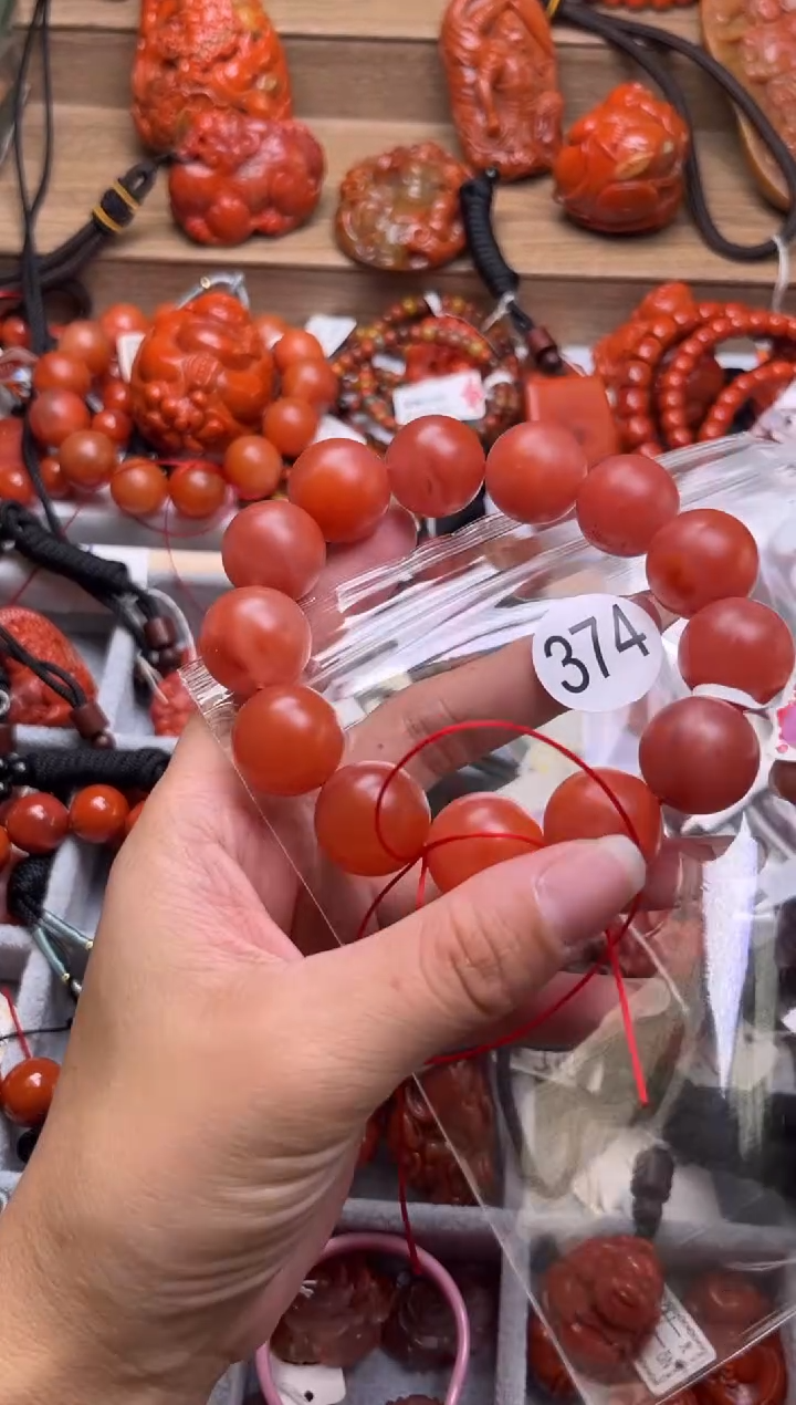 【闪购商品】南红玛瑙珠宝奇石未镶嵌374-17+