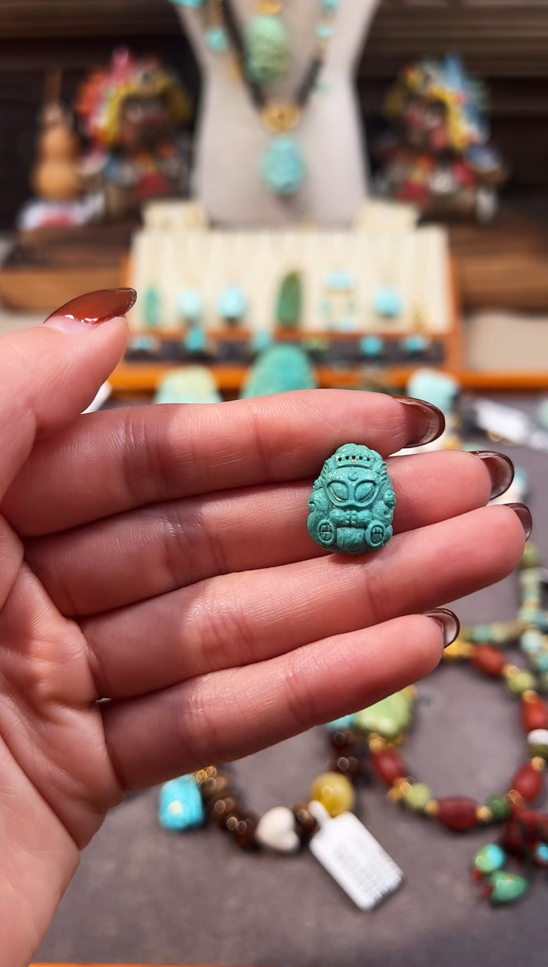 未镶嵌绿松石配饰凤九