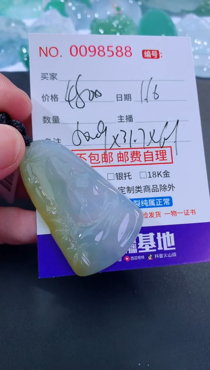 【闪购商品】翡翠颈饰未镶嵌天然缅甸A货翡翠
