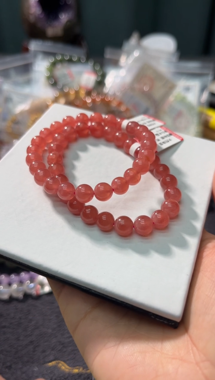 【闪购商品】菱锰矿（红纹石）手绳未镶嵌48多样性发其一/7+