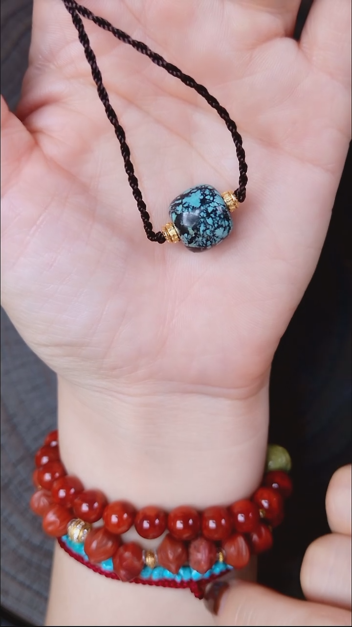 未镶嵌绿松石手链手链