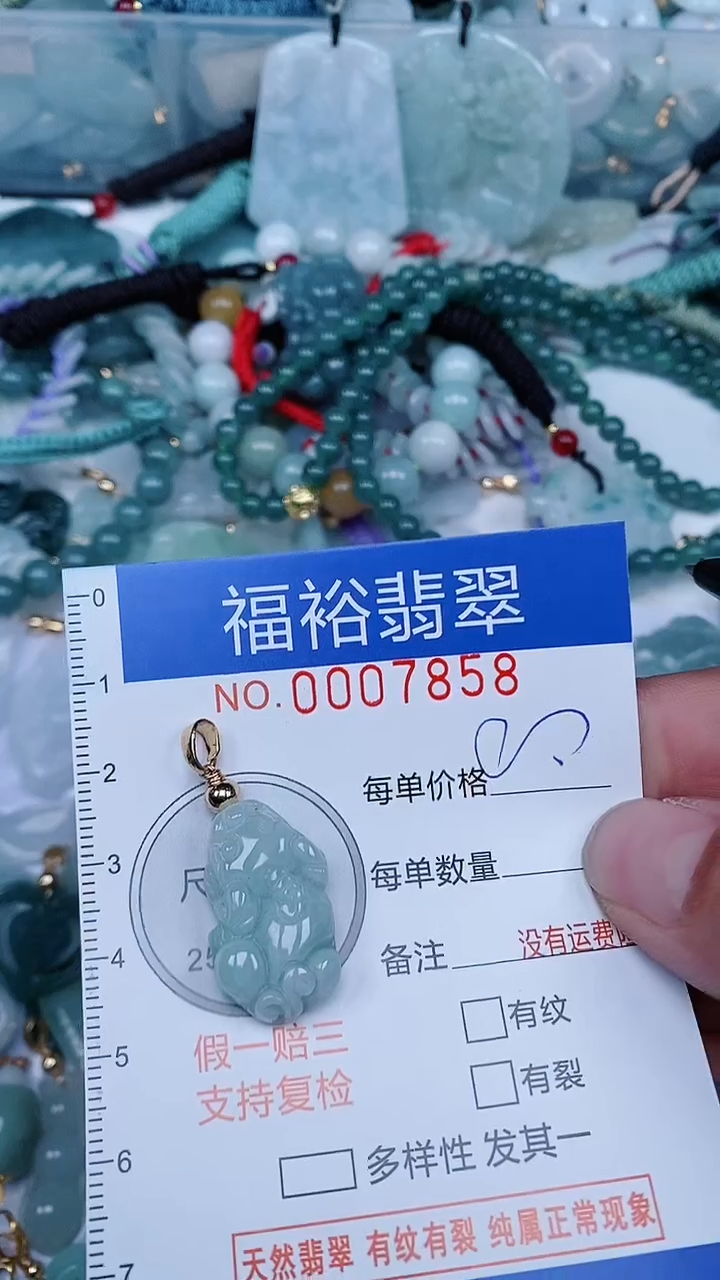 【闪购商品】翡翠颈饰未镶嵌...0007858