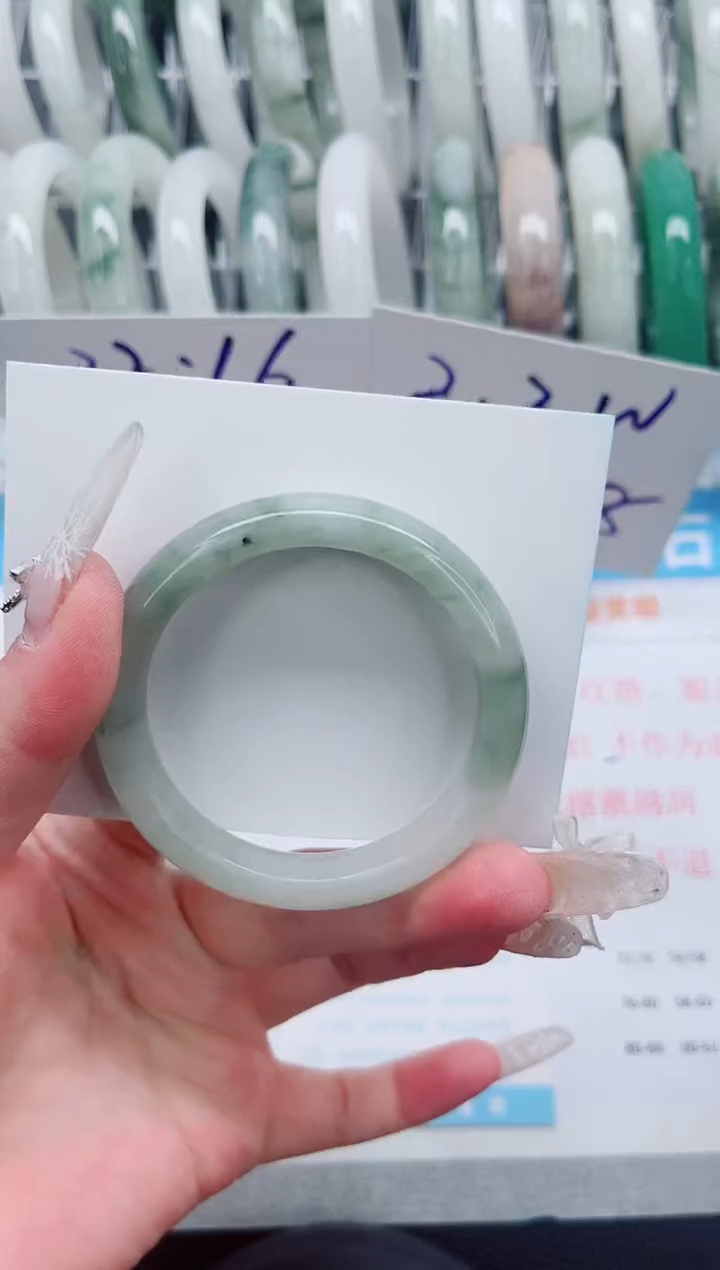 【闪购商品】石英质玉手镯未镶嵌A175-50.4