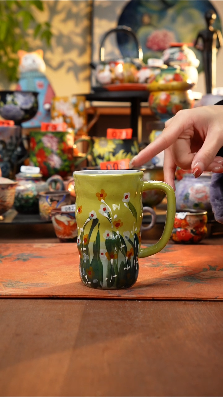 瓷片景德镇手工手绘122