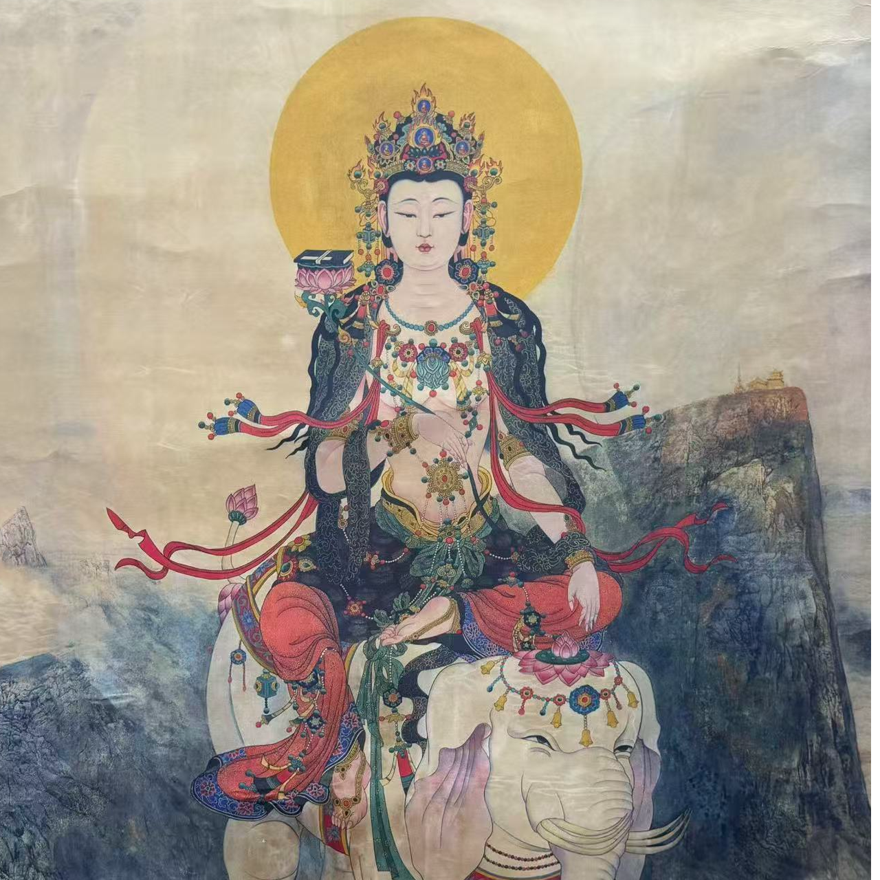 禅御阁专属链接普贤观音唐卡绘画