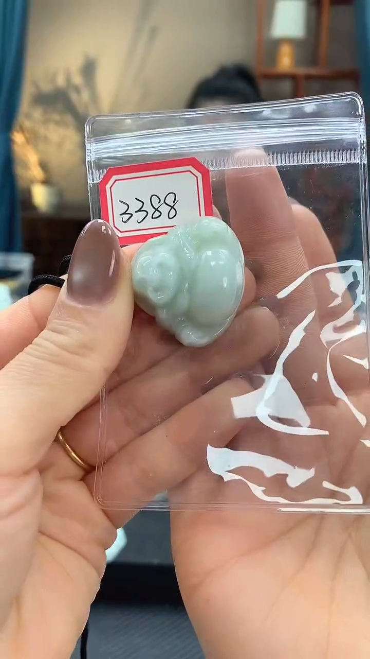 颈饰未镶嵌翡翠佛公3388