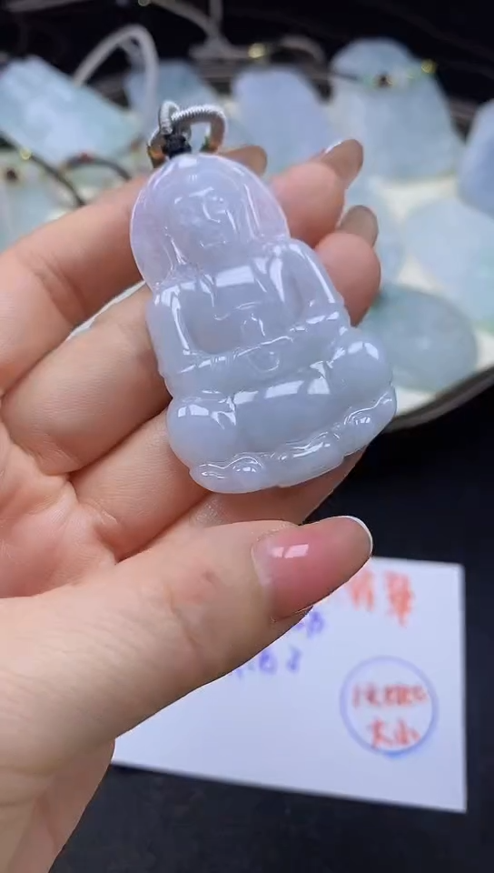 【闪购商品】翡翠项链未镶嵌30观音