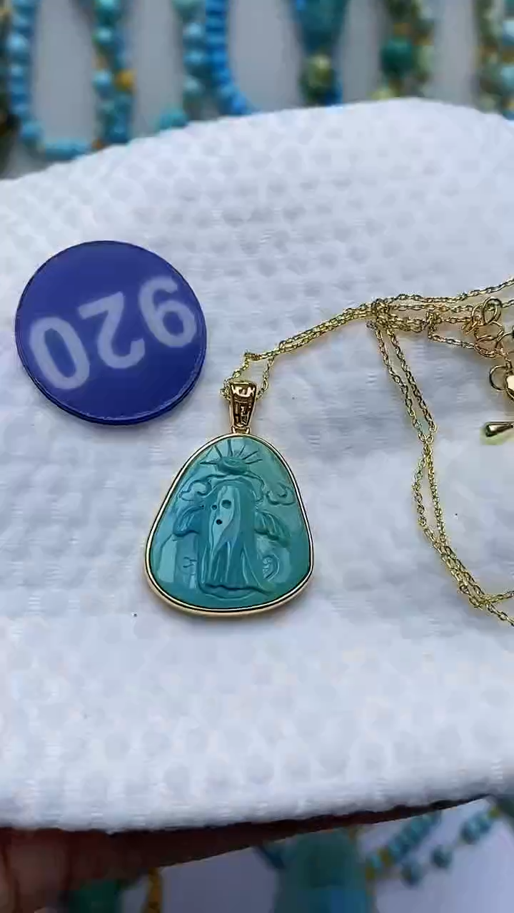 【闪购商品】绿松石项链合金920项链