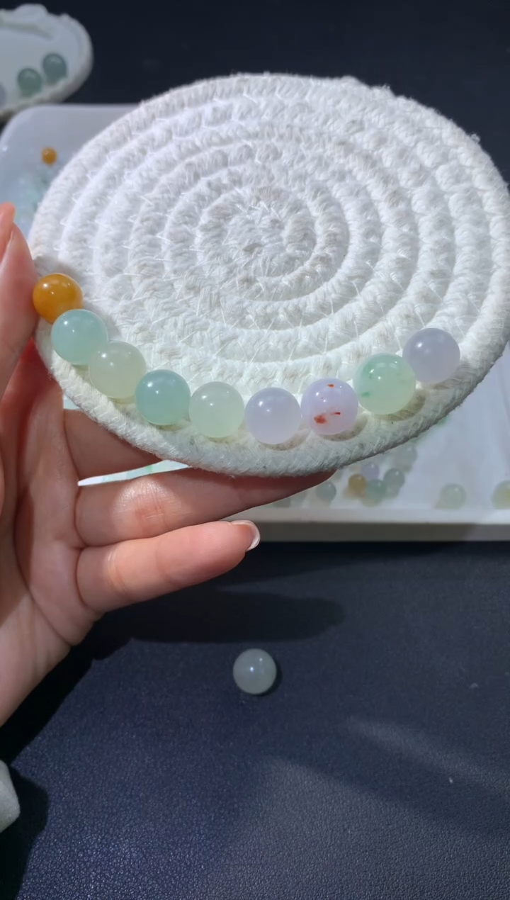 【闪购商品】定制翡翠未镶嵌珠9