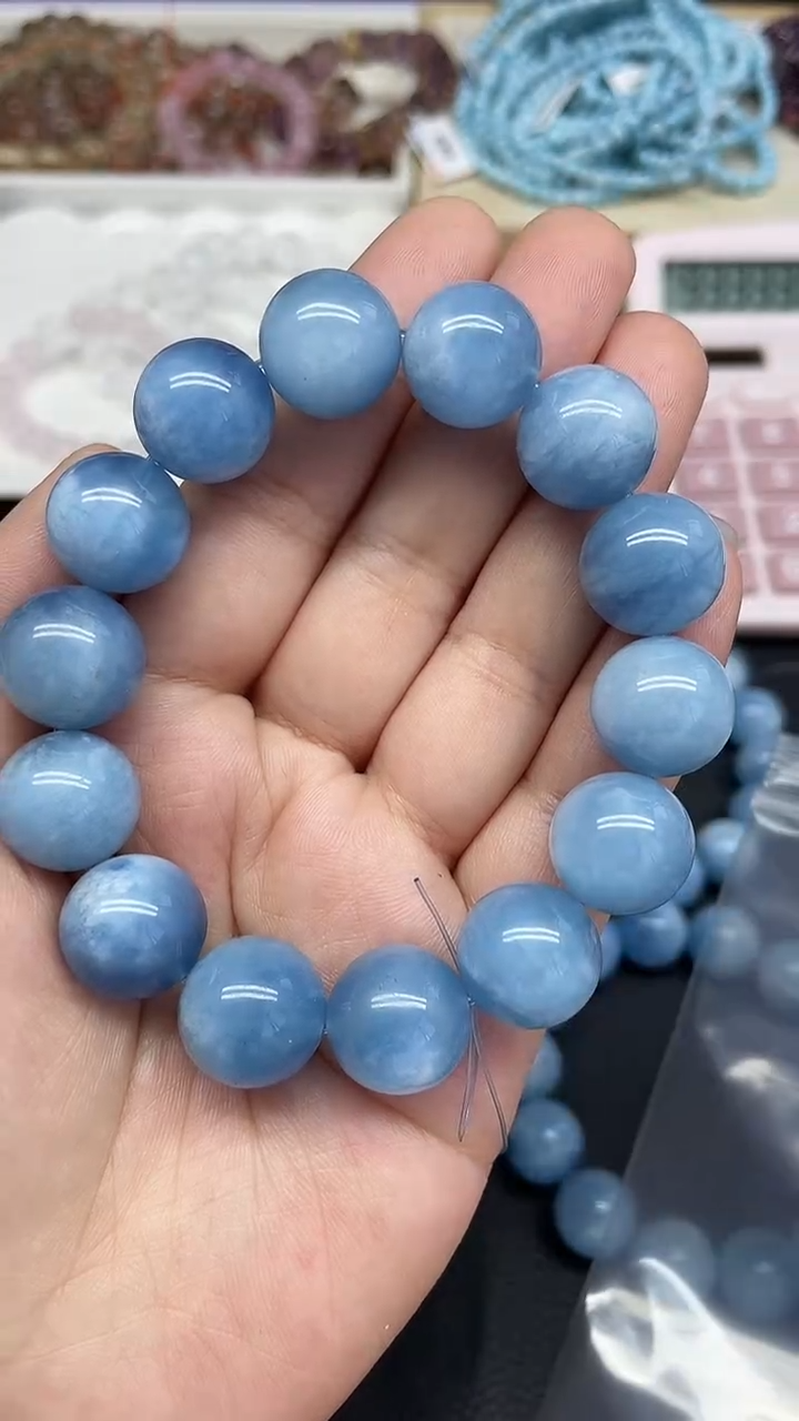 海蓝宝石手链未镶嵌001海蓝宝