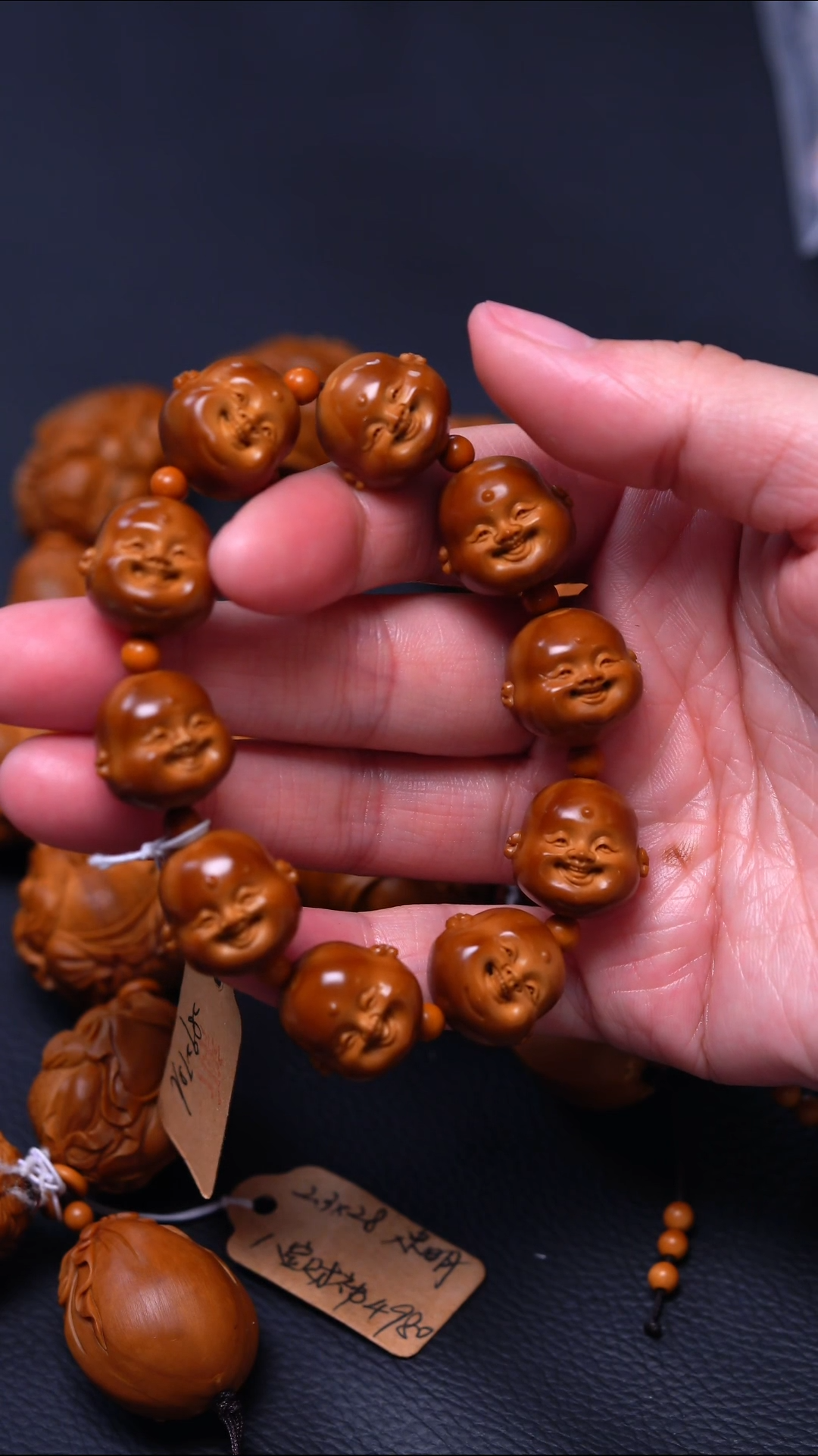 【闪购商品】橄榄核手串/手链十分开心