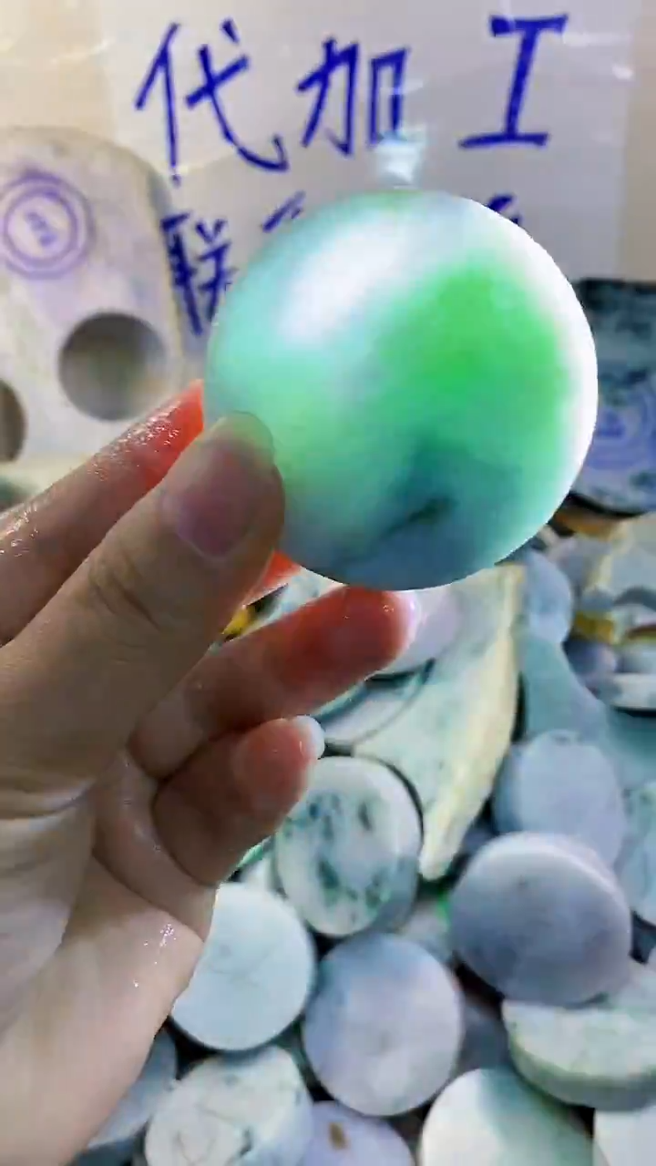 裸石翡翠纯天然A货翡翠123