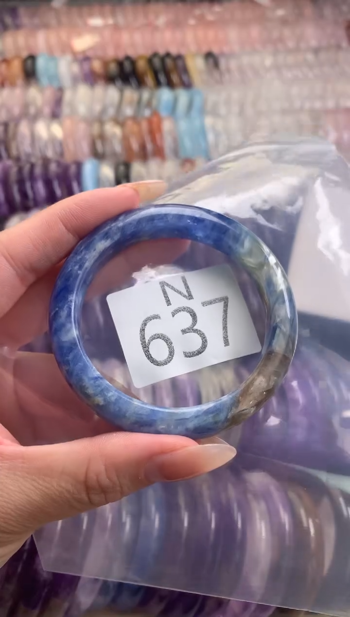 水晶珠宝半成品未镶嵌水晶手镯637-54