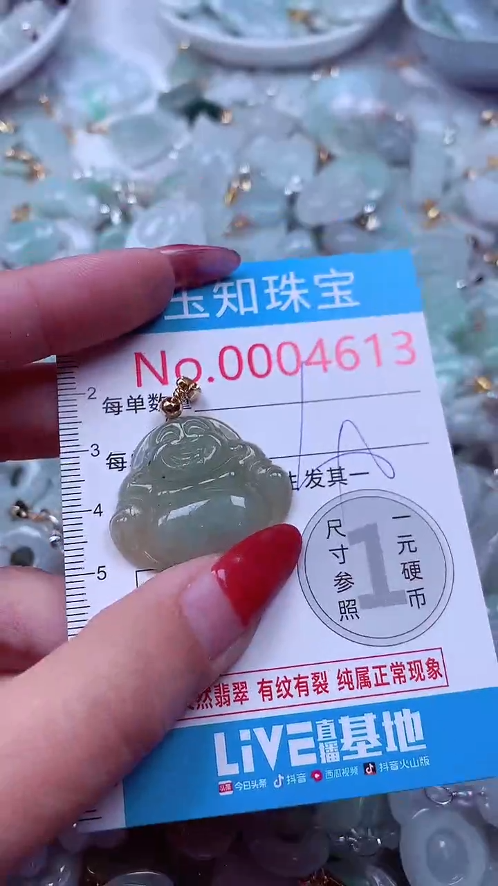 吊坠(不含链)未镶嵌翡翠4613