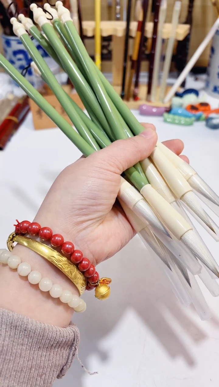 青丝 中楷兼毫毛笔10支 试墨不售后