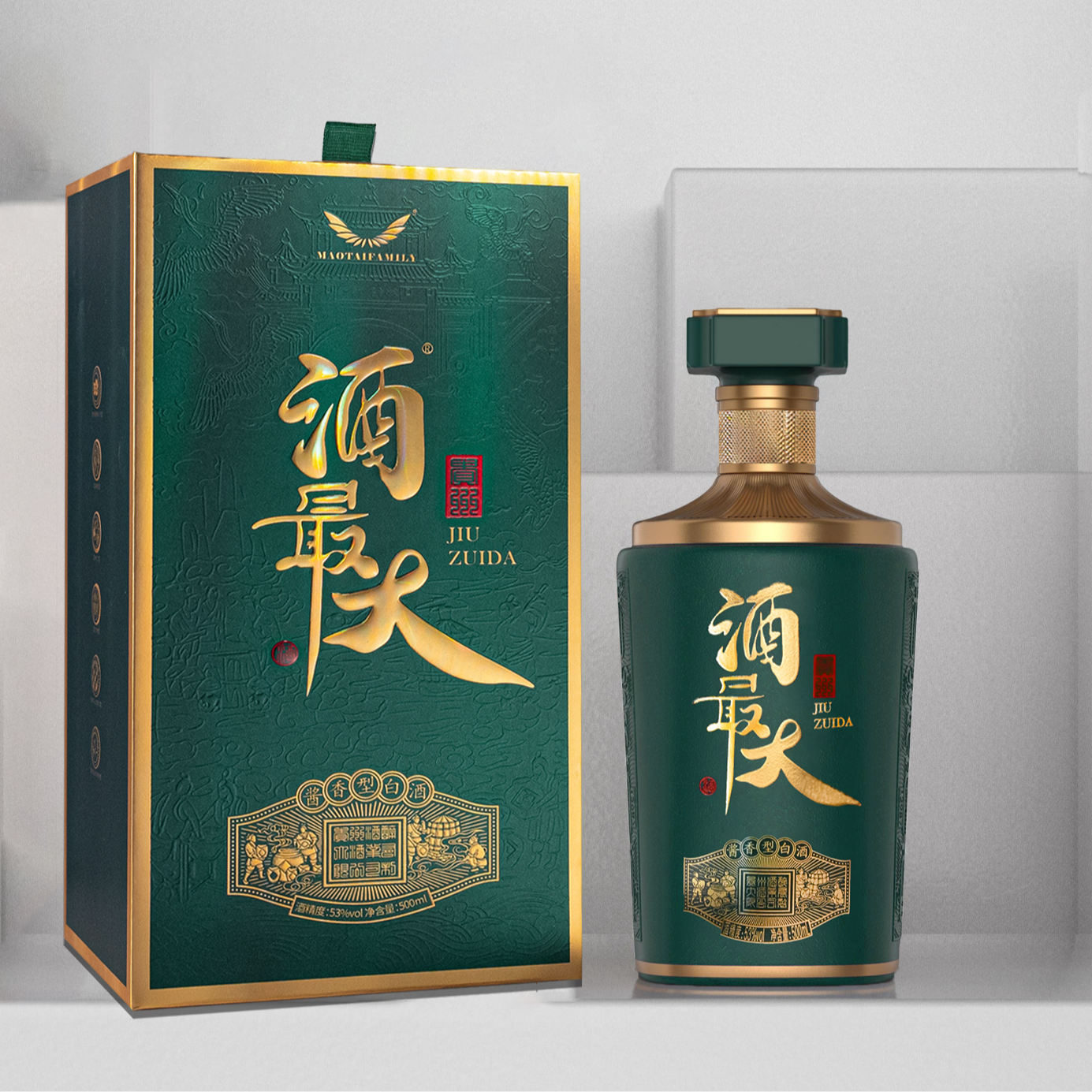 酒最大J10 纯粮酿造53%Vol500ml