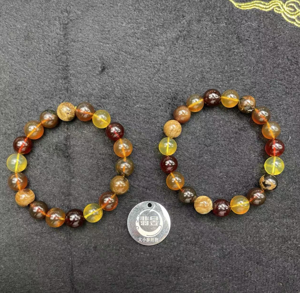 4N5-38612T03-琥珀手串/约10+/约16颗/-多样性发其一