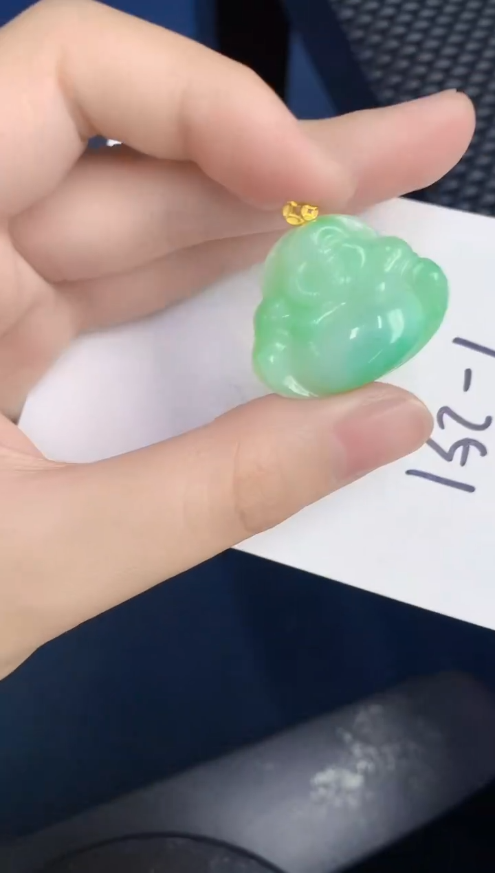 【闪购商品】翡翠颈饰18K金镶嵌000000000