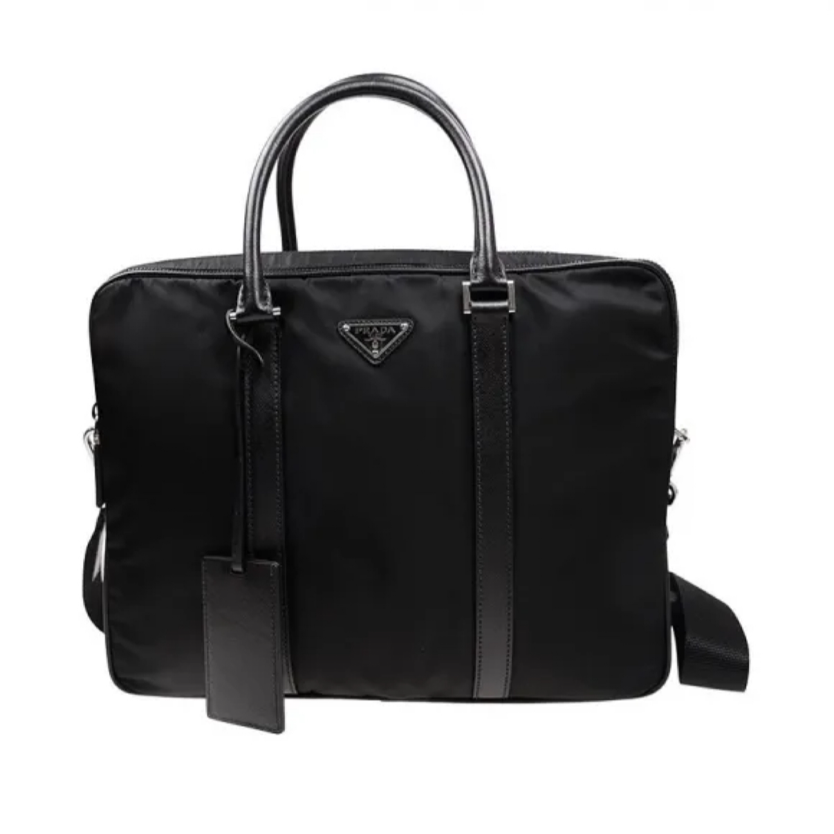 99新 Prada/普拉达 Prada 2VE002-064-F0002 尼龙公文包