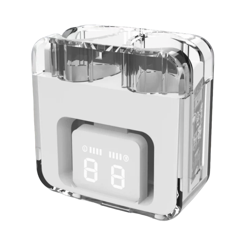 准新品  通透设计数显蓝牙耳机