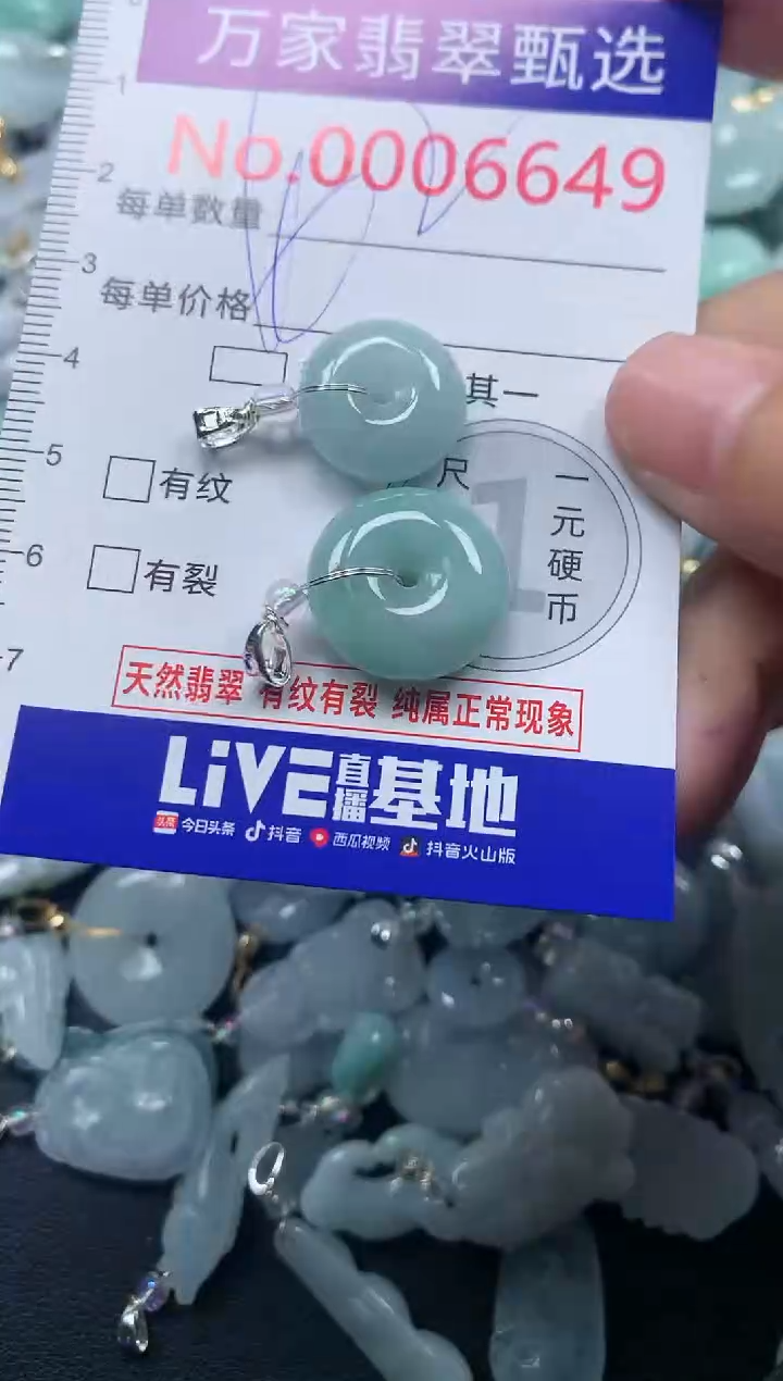 颈饰未镶嵌翡翠6649