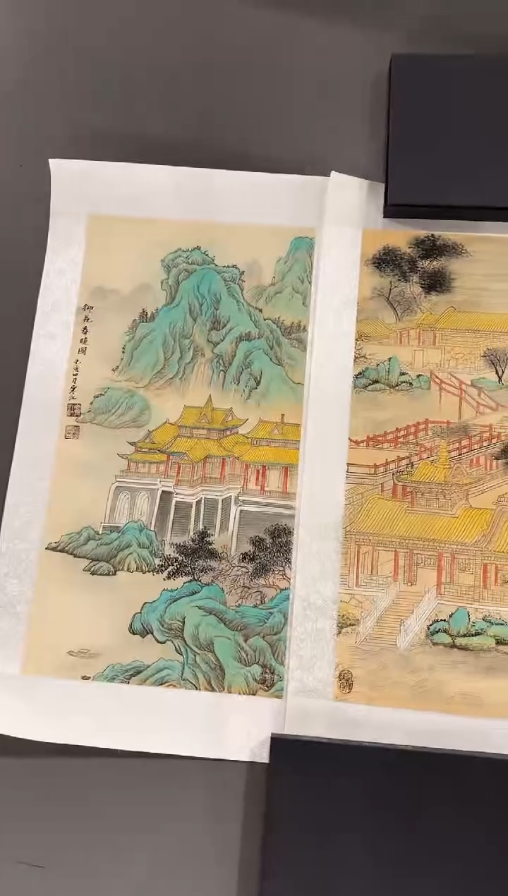 国画4寒江 山水 2平尺