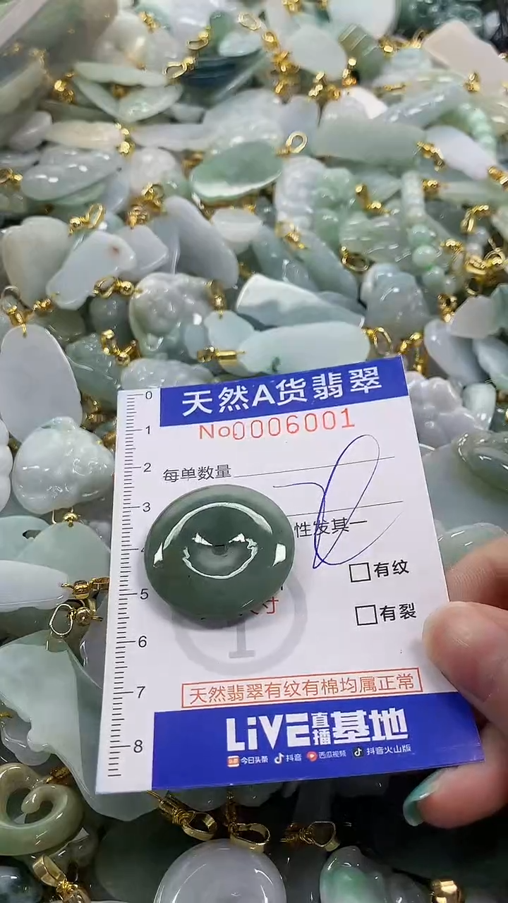 颈饰未镶嵌翡翠纯天然a货翡翠