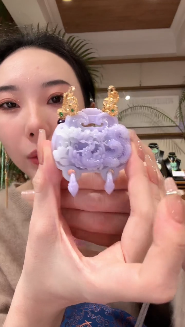 【闪购商品】翡翠颈饰未镶嵌国风