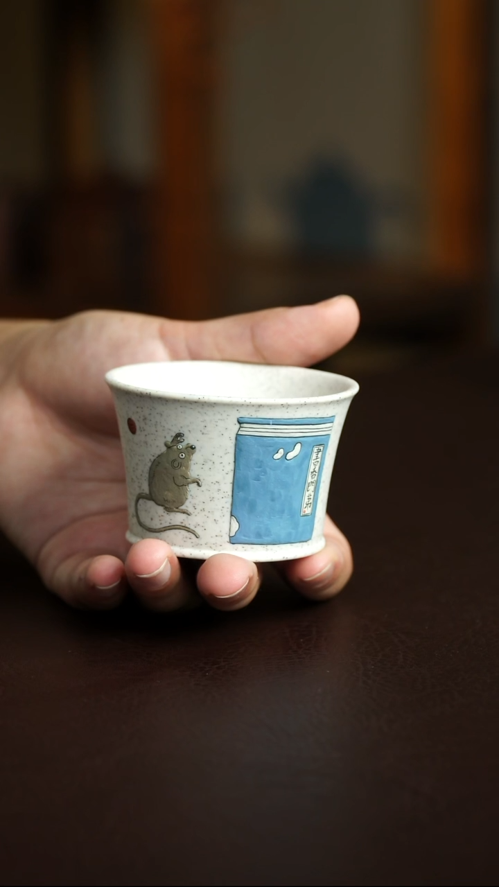 茶杯紫砂21号宜兴原矿紫砂作品