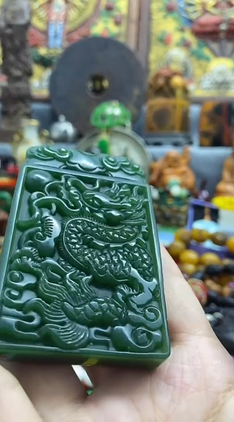 和田玉未镶嵌挂件1              