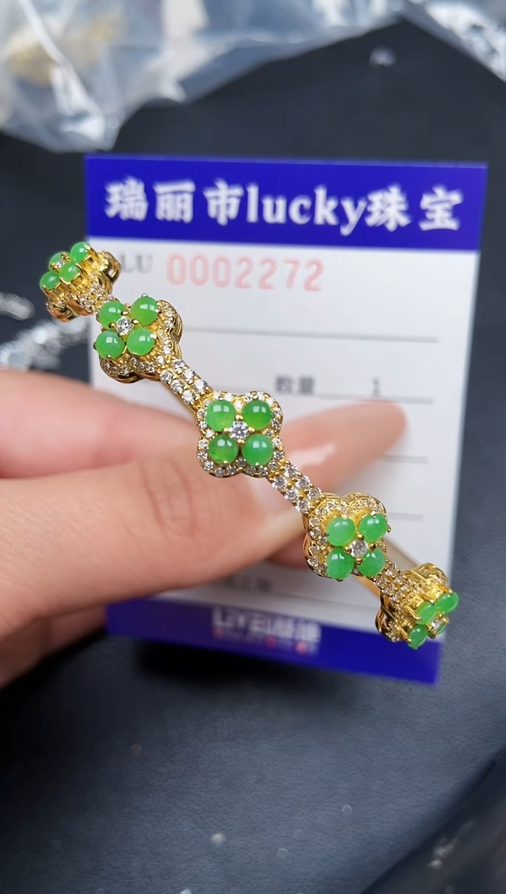 【闪购商品】翡翠颈饰银S925镶嵌2272