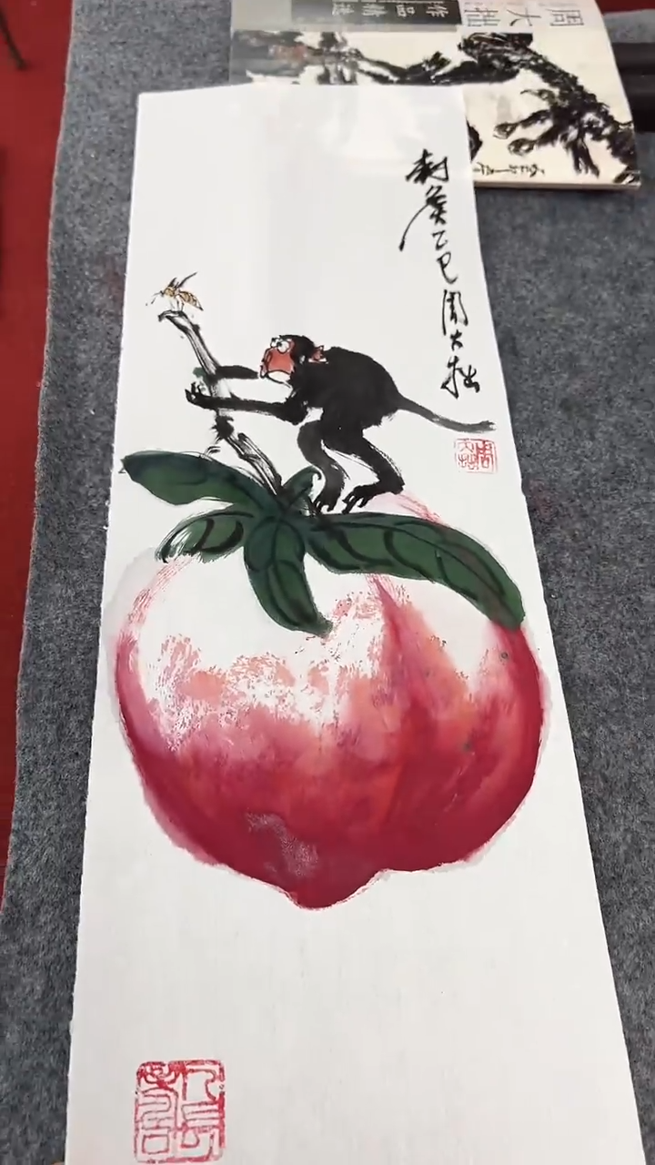 国画周大拙/国画/花鸟