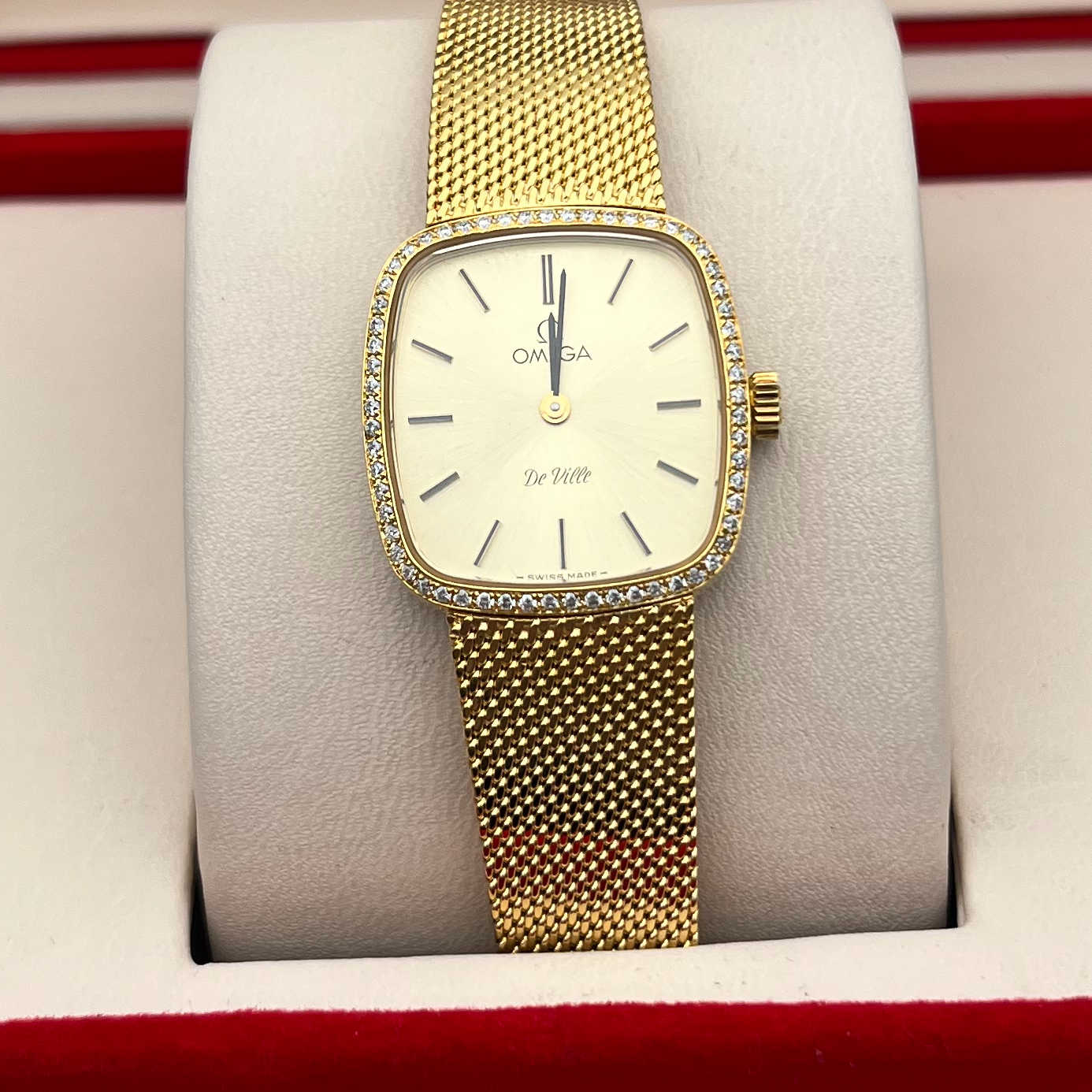 95新 Omega/欧米茄 22*23mm手动机械YL3857碟飞后钻瑞士名表