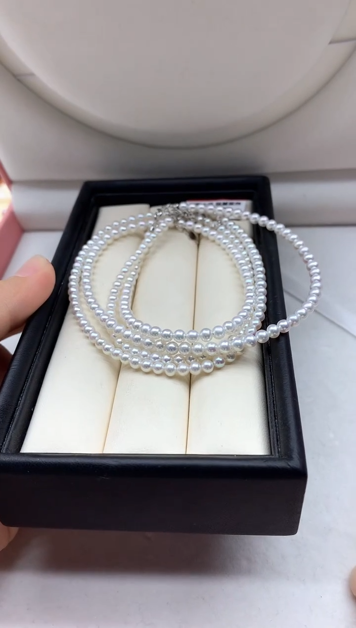 淡水珍珠银S925镶嵌颈饰多样性发其一