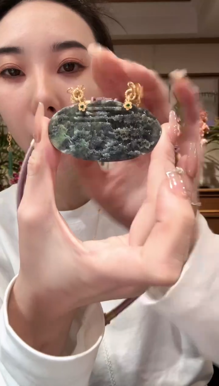 【闪购商品】翡翠颈饰未镶嵌国风
