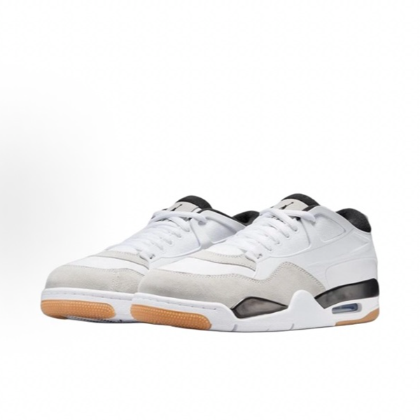 NIKE 官方正品AJ4RM男子黑白低帮复古休闲骑士鞋 FQ7939-110