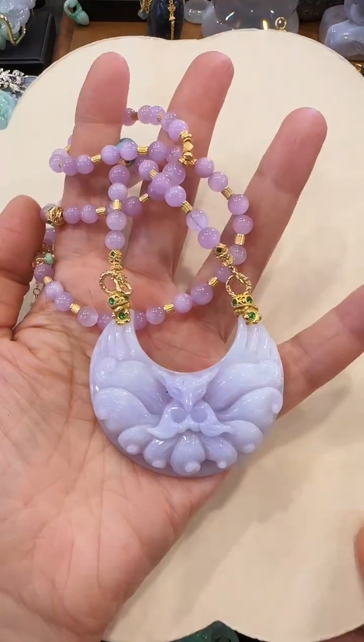 【闪购商品】翡翠颈饰未镶嵌国风