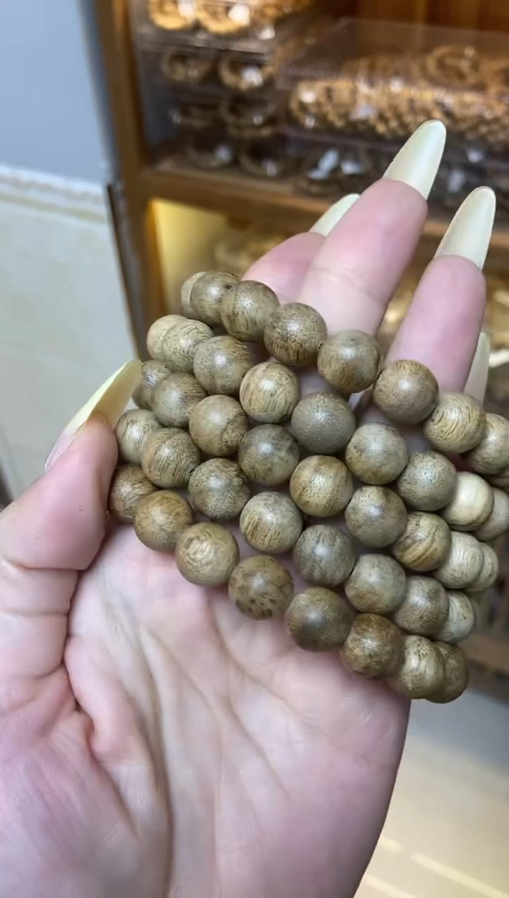 沉香手串达拉干圆珠单圈1.1鹧鸪斑多样性发其一