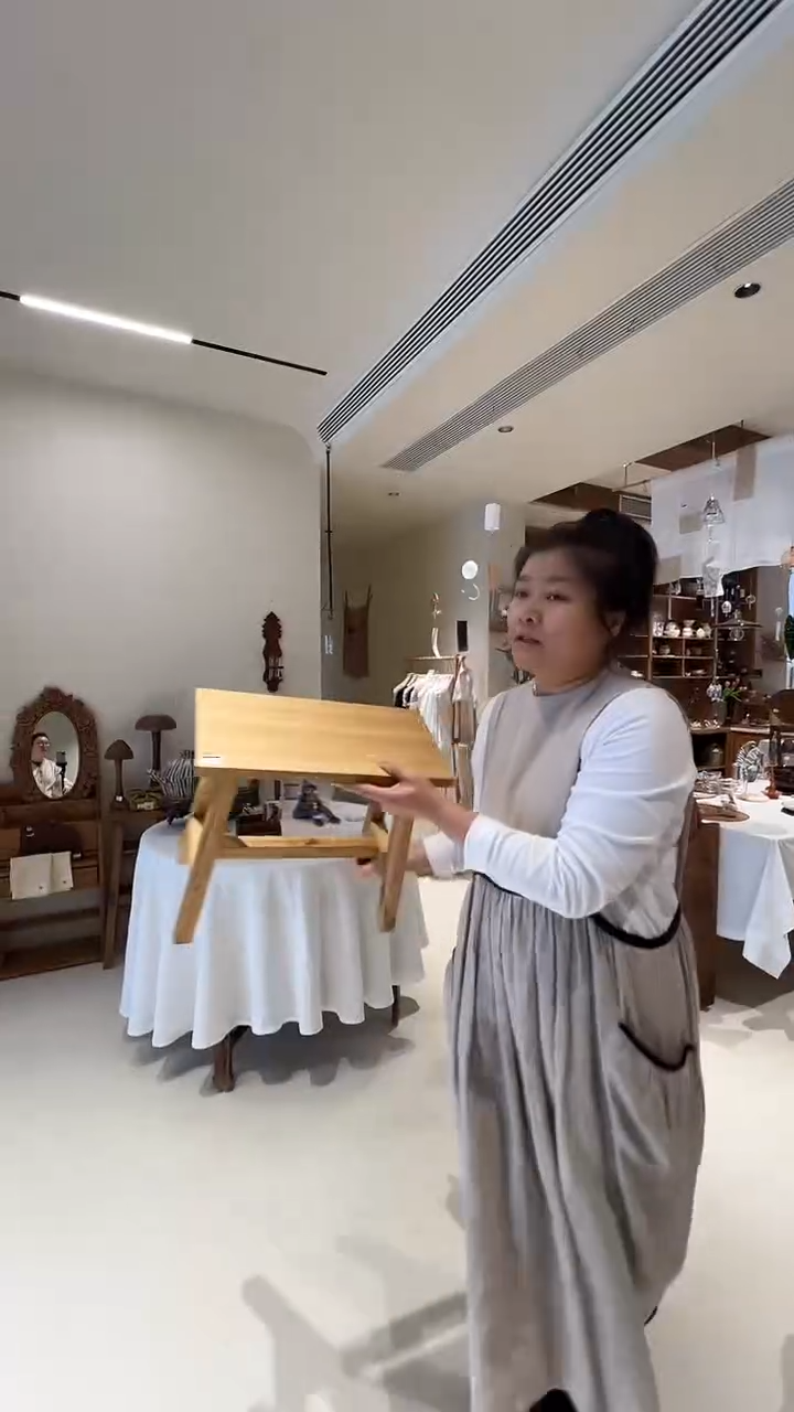 茶道摆件0000无垢木小长板凳福利1856