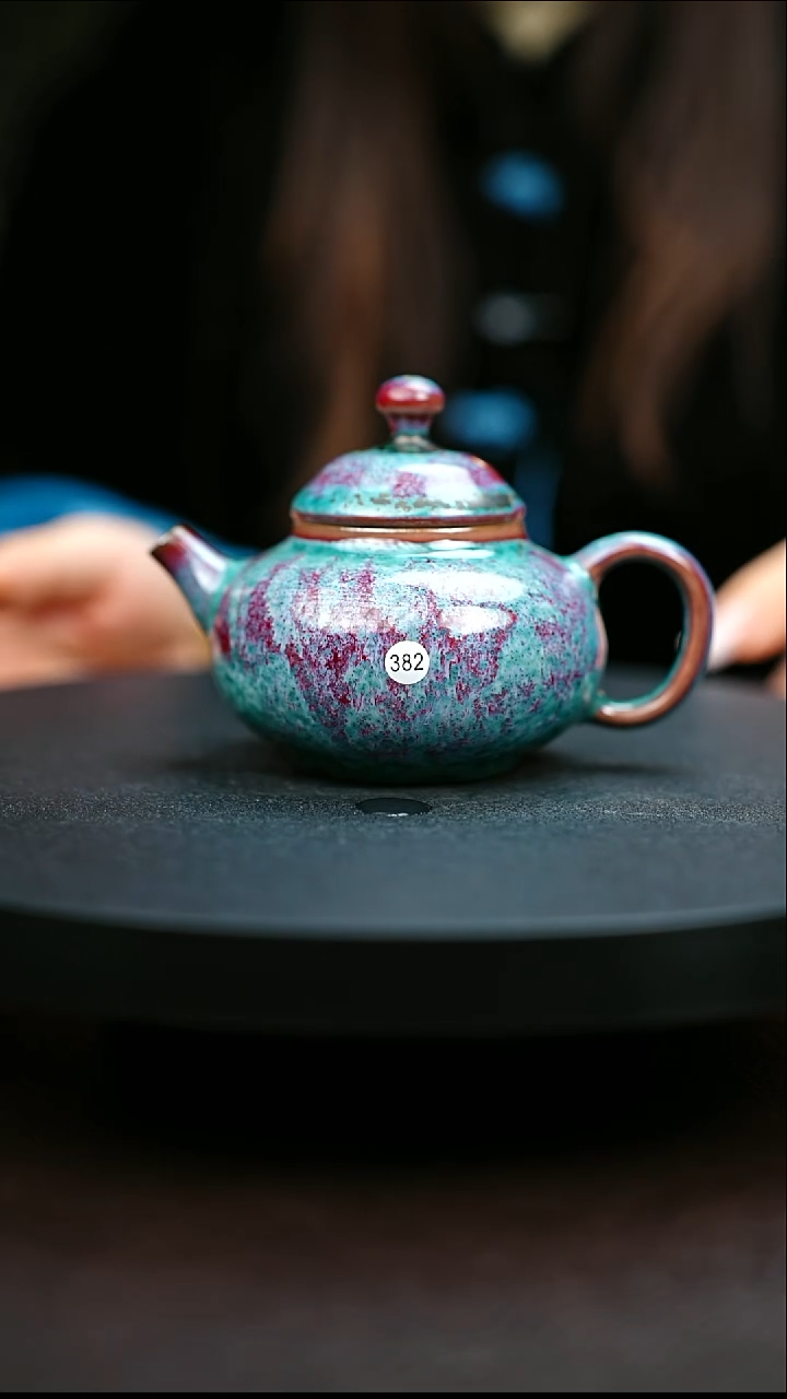 382#原矿钧瓷炉钧釉容天壶