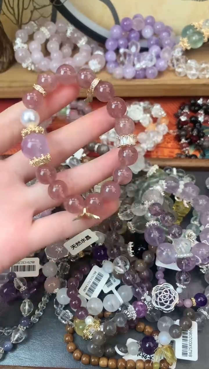 【闪购商品】石英质玉手饰未镶嵌260手串
