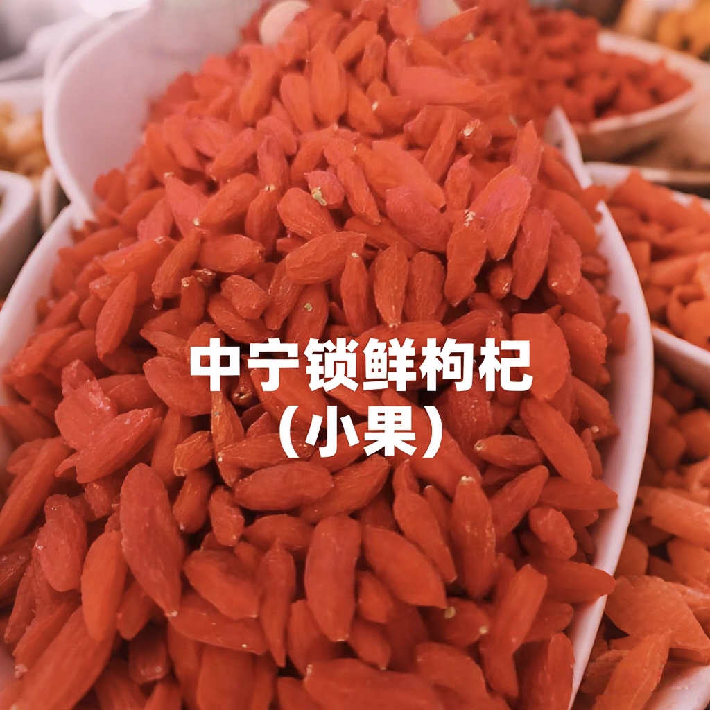 宁夏头茬中宁锁鲜枸杞（中果）颜色更红营养更足