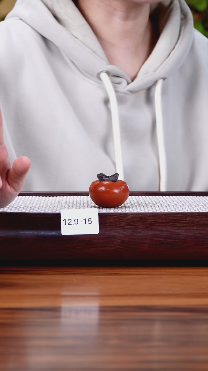 茶壶紫砂12.9-15 柿子香插