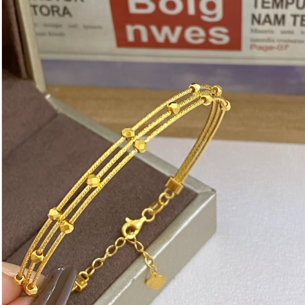 【悦总专享】足金999三生三世黄金手镯