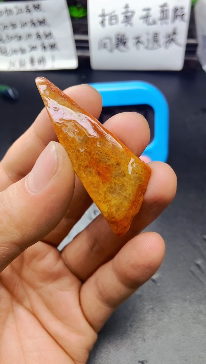 颈饰未镶嵌翡翠李*，料子