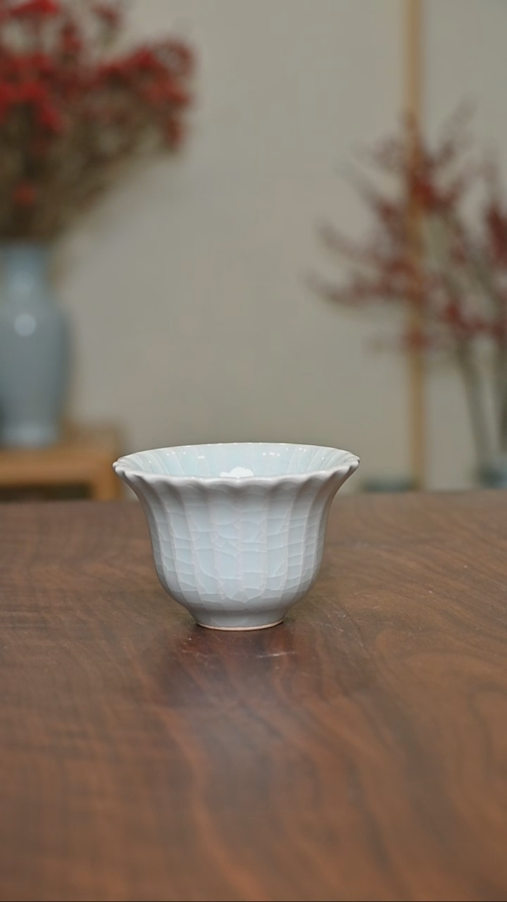 【闪购商品】其他青隽杯 微瑕粉青釉 朱家款