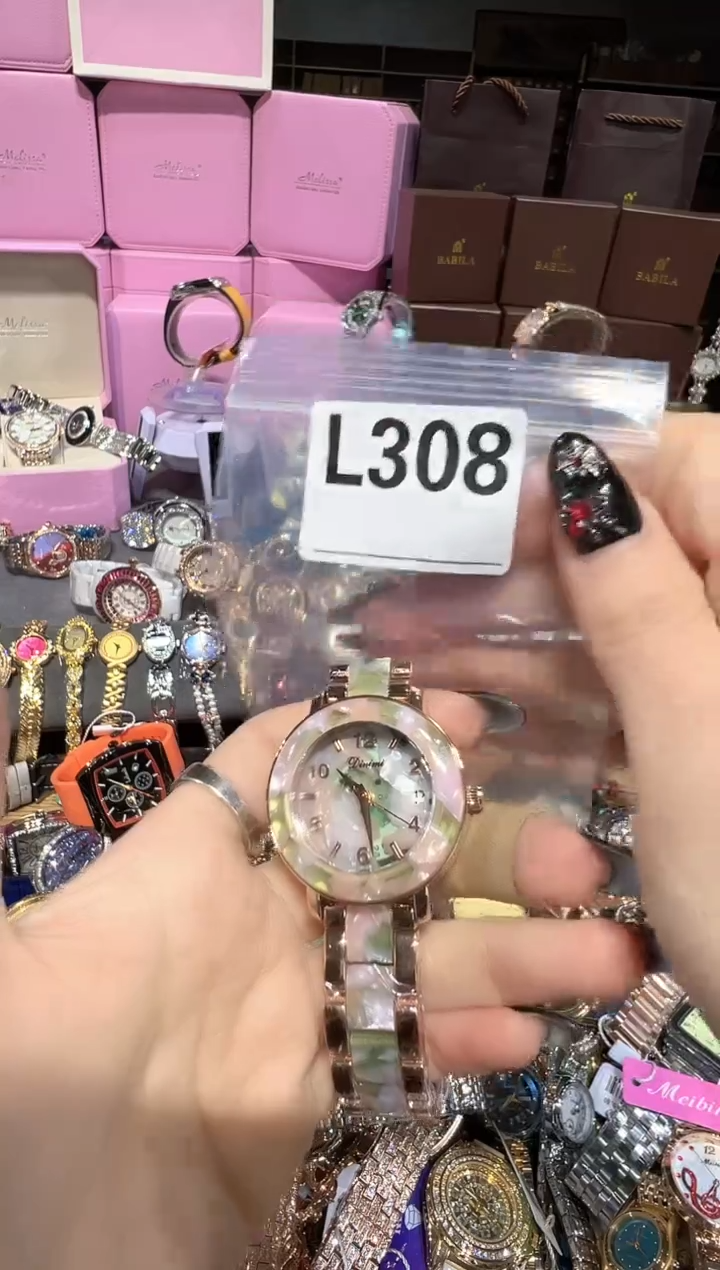 石英机芯不锈钢不锈钢直播定闪专用