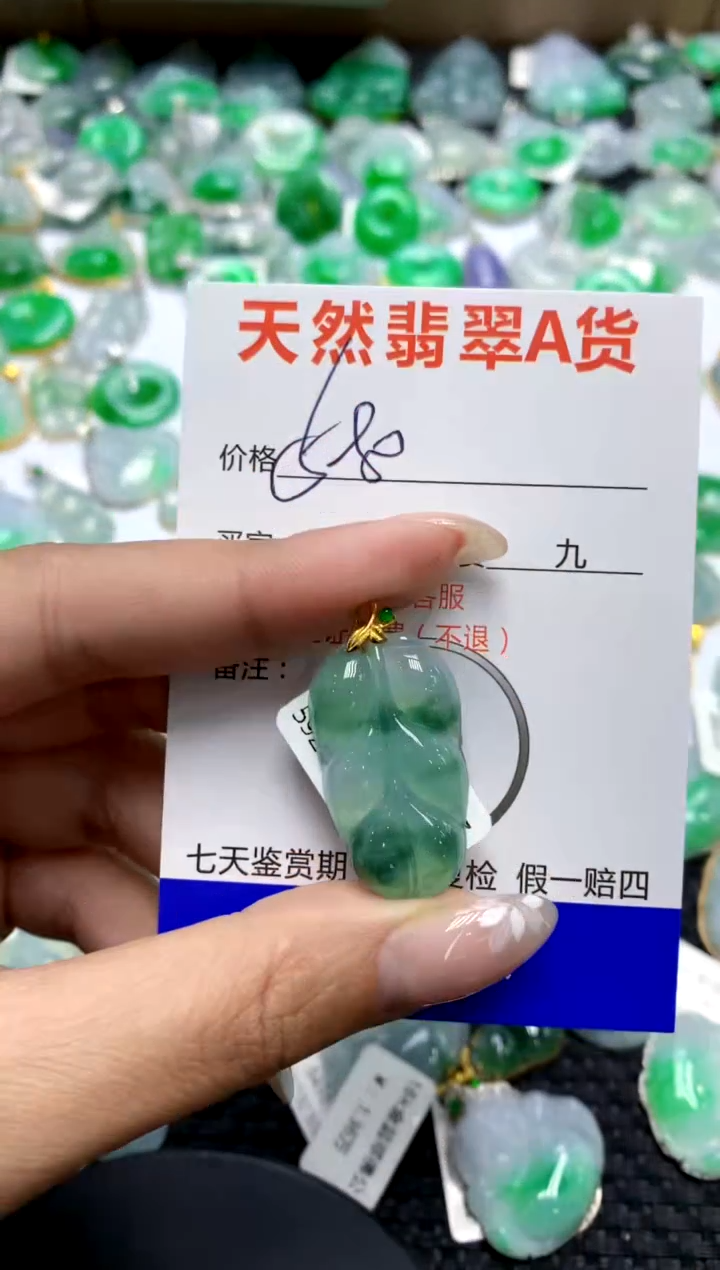 【闪购商品】翡翠颈饰18K金镶嵌111111111111