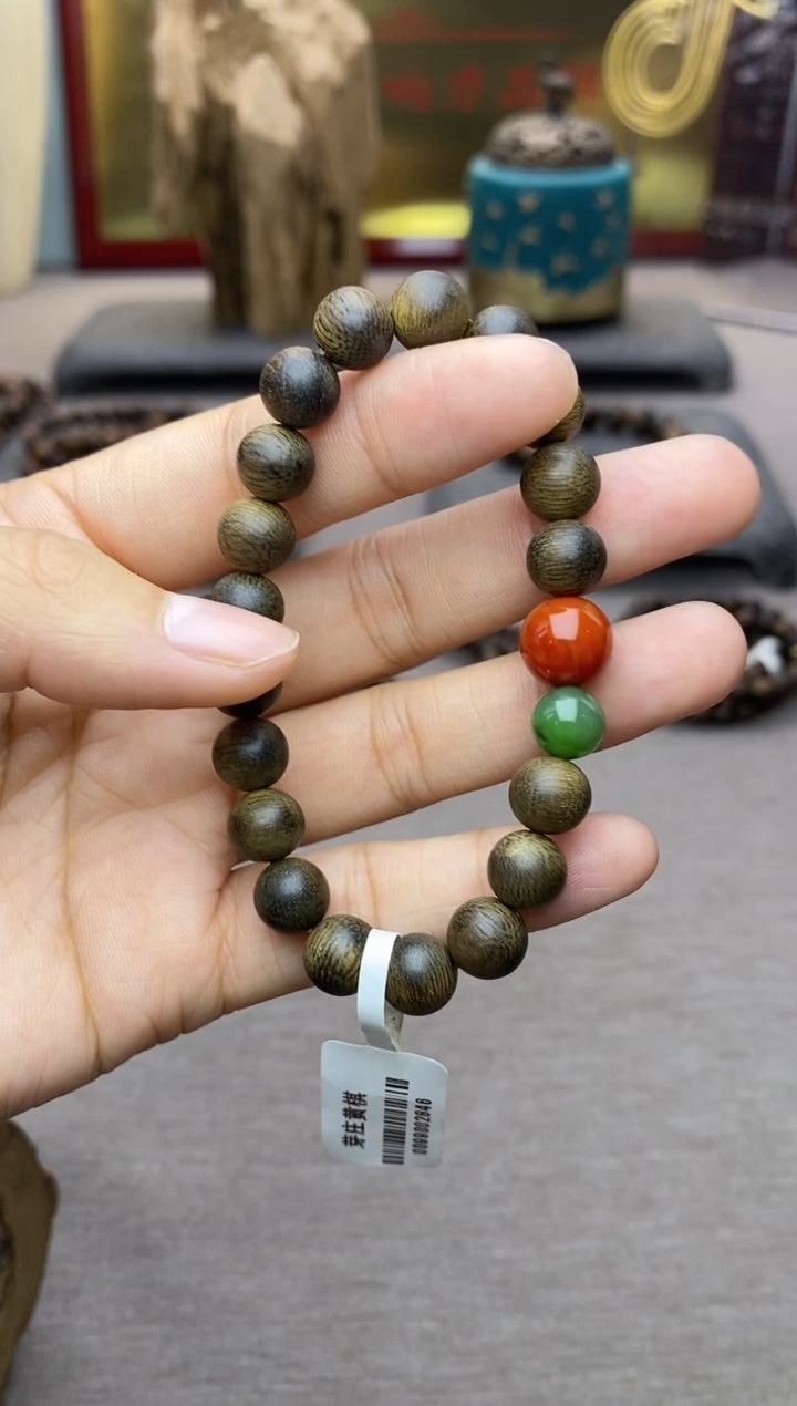 【闪购商品】沉香手串黄棋楠沉水08老料＋配饰设计