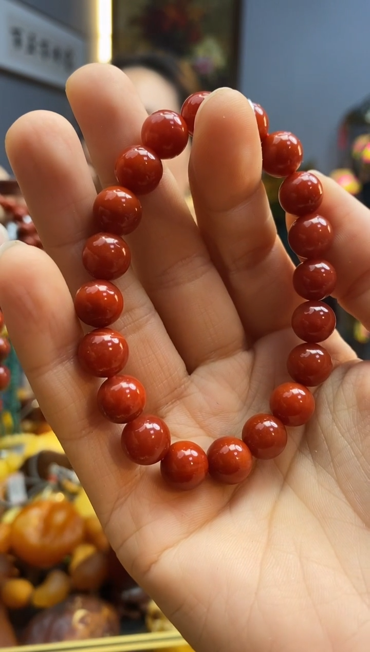 手串未镶嵌南红玛瑙手串